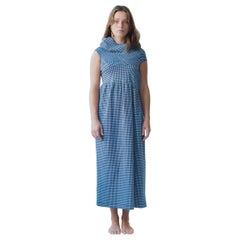 S/S 1997 Comme des Garcons 'Lumps and Bumps' blue gingham Dress