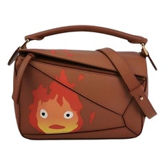 Loewe x Howl's Moving Castle Studio Ghibli Puzzle Calcifer Small Tan Caramel