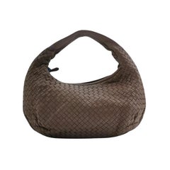 Bottega Veneta Belly Hobo Intrecciato Lambskin Leather Brown Medium 40cm