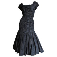 Suzy Perette 1950s Ruched Dress 