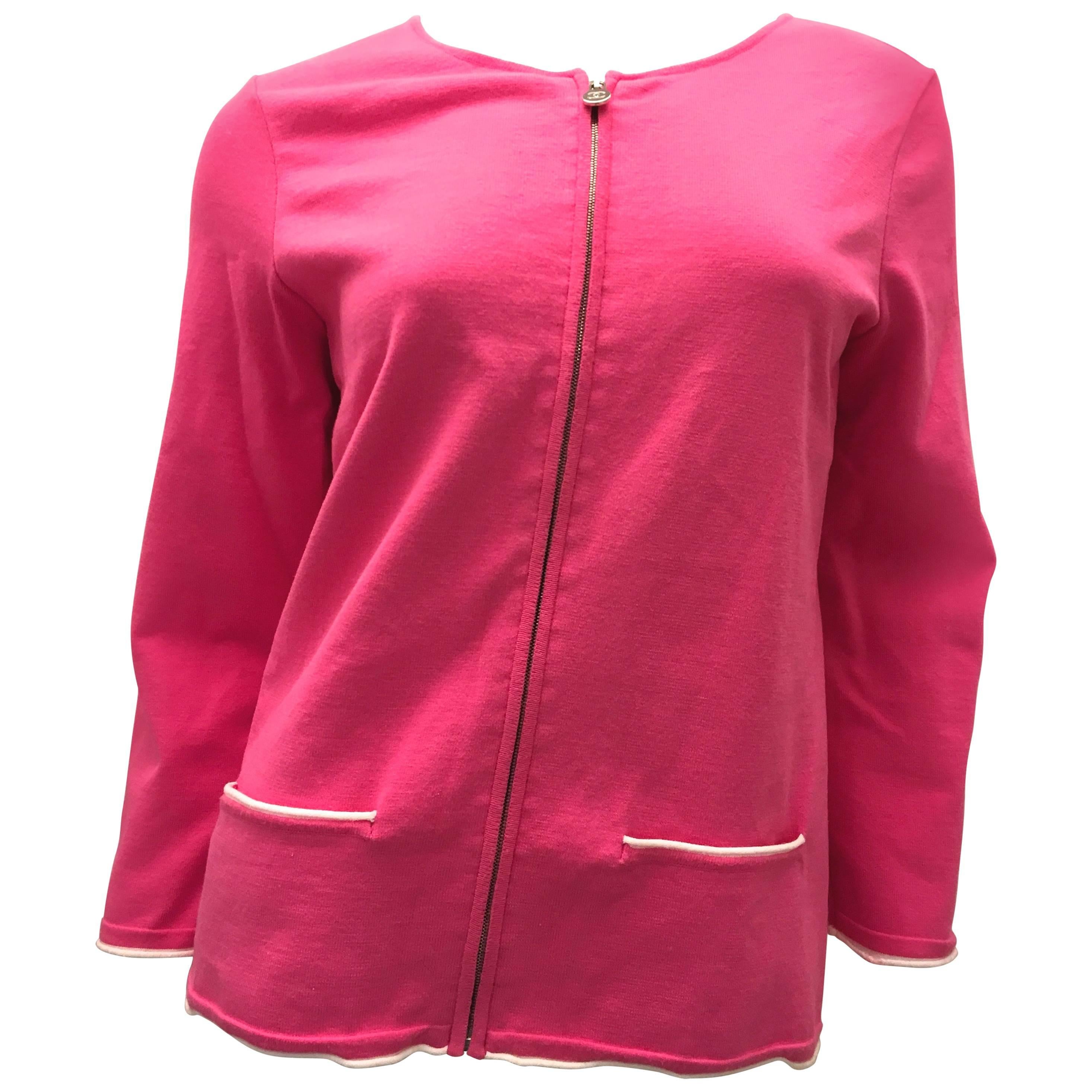 Chanel Jacket / Cardigan Pink For Sale