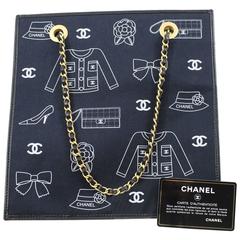 Collectible 2003 Chanel small Tote Flat Bag. Perfect condition. 