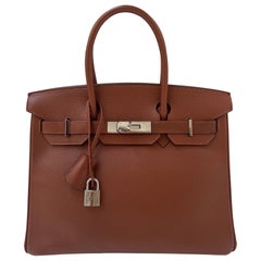 Hermes Noisette Birkin 30 Bag
