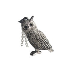 Sterling Silver Flaco the Owl Memorial Pendant