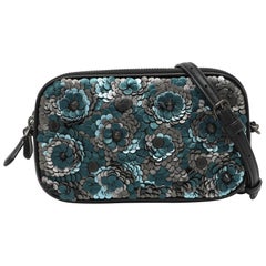 Coach Multicolor Leather Sadie Flower Applique Crossbody Bag