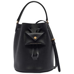 Marc by Marc Jacobs Black Saffiano Leather Bucket Bag