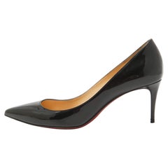 Christian Louboutin Black Patent Pigalle Pumps Size 38