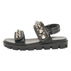 Christian Louboutin Sandali Spikita Cool in pelle nera misura 38