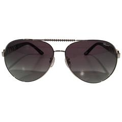Chopard Silver Aviator Sunglasses