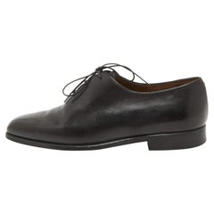 Berluti Mocassins à lacets en cuir noir Taille 40.5