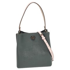 Coach Dark Green Leather Willow Bucket Bag