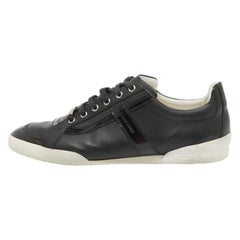 Dior Homme Zapatillas bajas de charol y piel negras Talla 43