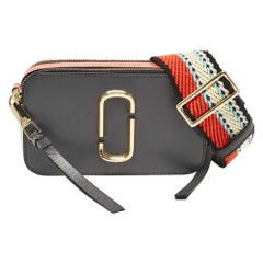 Marc Jacobs Borsa a tracolla Snapshot in pelle verniciata multicolore