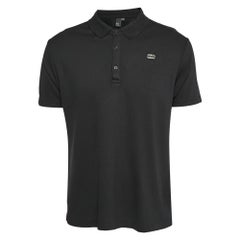 Alexander McQueen Black Cotton Blade Badge Detail T-Shirt XL