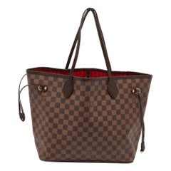 Louis Vuitton Damier Ebene Canvas Neverfull MM Bag