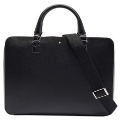 Montblanc Porte-documents Meisterstuck en cuir noir