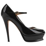ysl mary jane platform pump