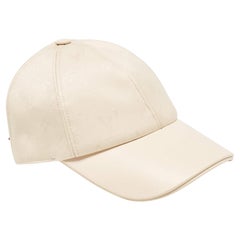 Louis Vuitton Beige Monogramm Baumwolle und Leder First Cap