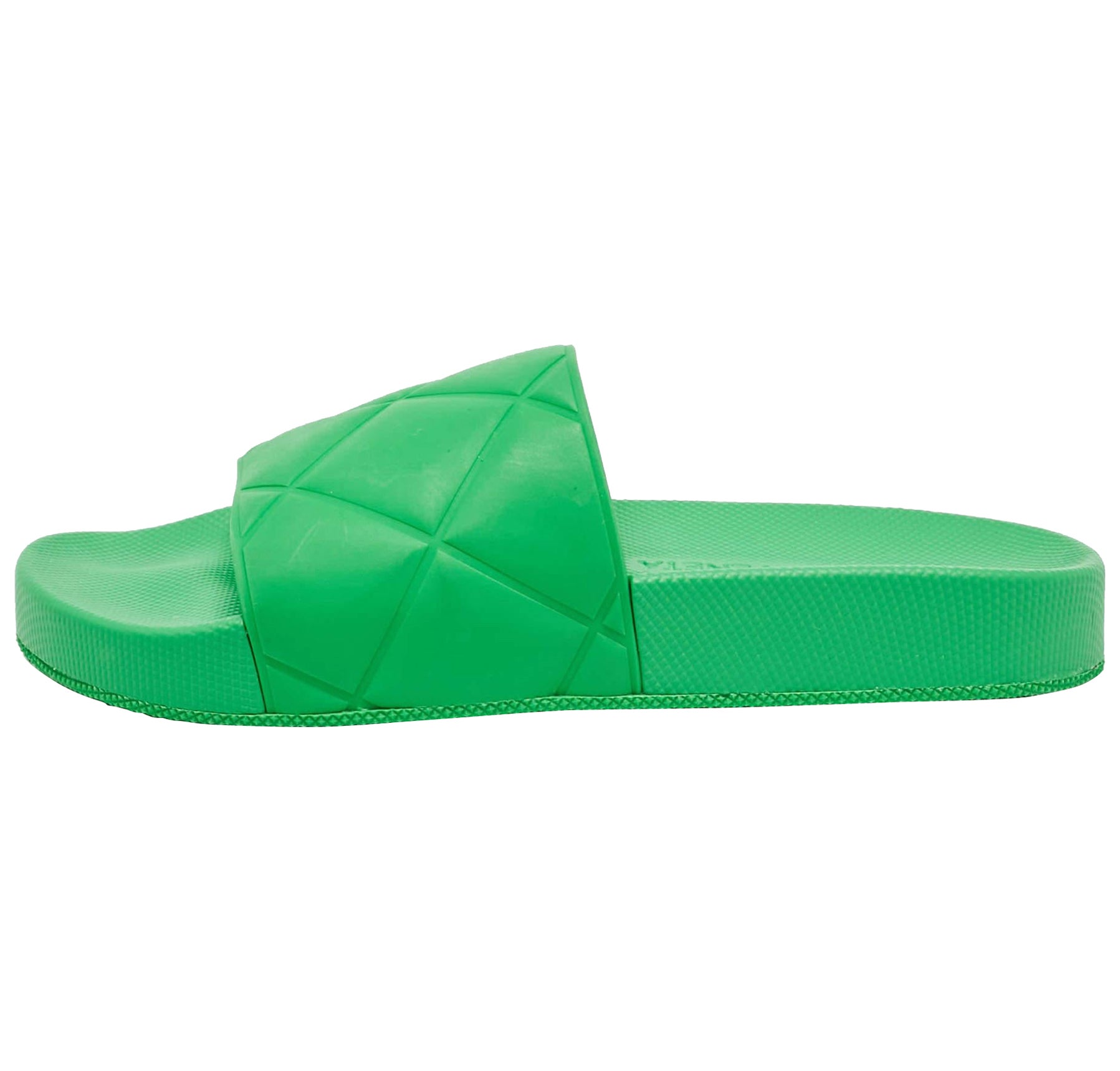 Bottega Veneta, escarpins de piscine verts en caoutchouc, taille 35