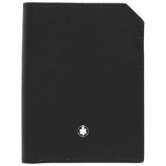 Montblanc Black Leather Meisterstuck Bifold Wallet