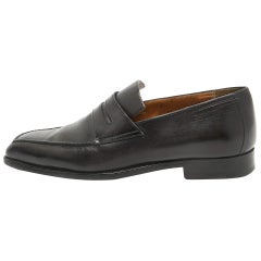 Penny Loafers en cuir noir de Berluti Taille 41