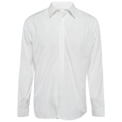 Chemise Givenchy blanche avec col en coton XL