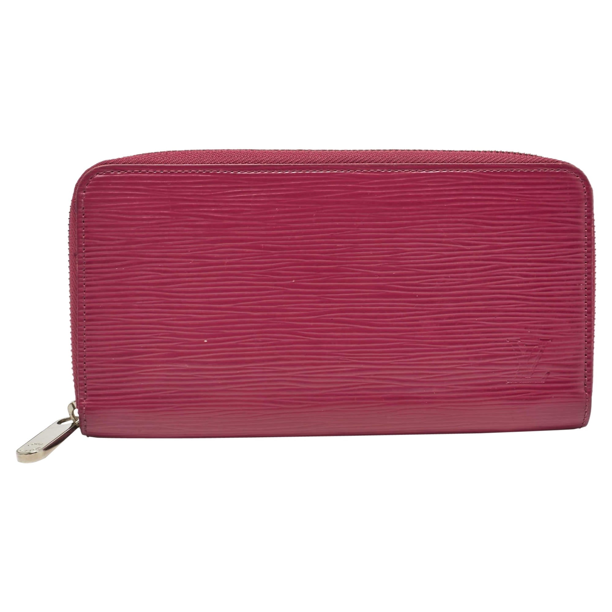 Louis Vuitton Portafoglio Zippy in pelle Epi Fucsia