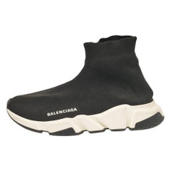 Balenciaga Speed Trainer Slip On in maglia nera Taglia 40