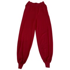 Yves Saint Laurent Pantalones de lana vintage