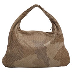 Bottega Veneta Nappa Intrecciato Embroidered Maxi Hobo Bag
