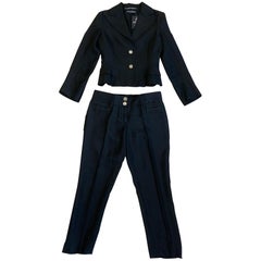 Traje negro Dolce & Gabbana años 2000