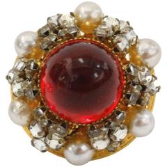 1970s William De Lillo Cocktail Ring 11