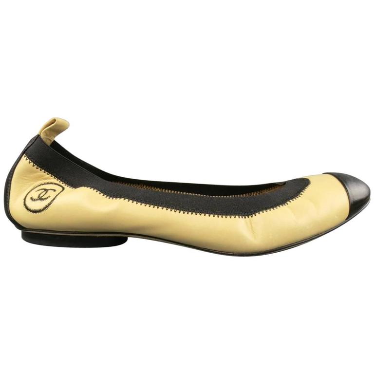 elasticized ballet flats