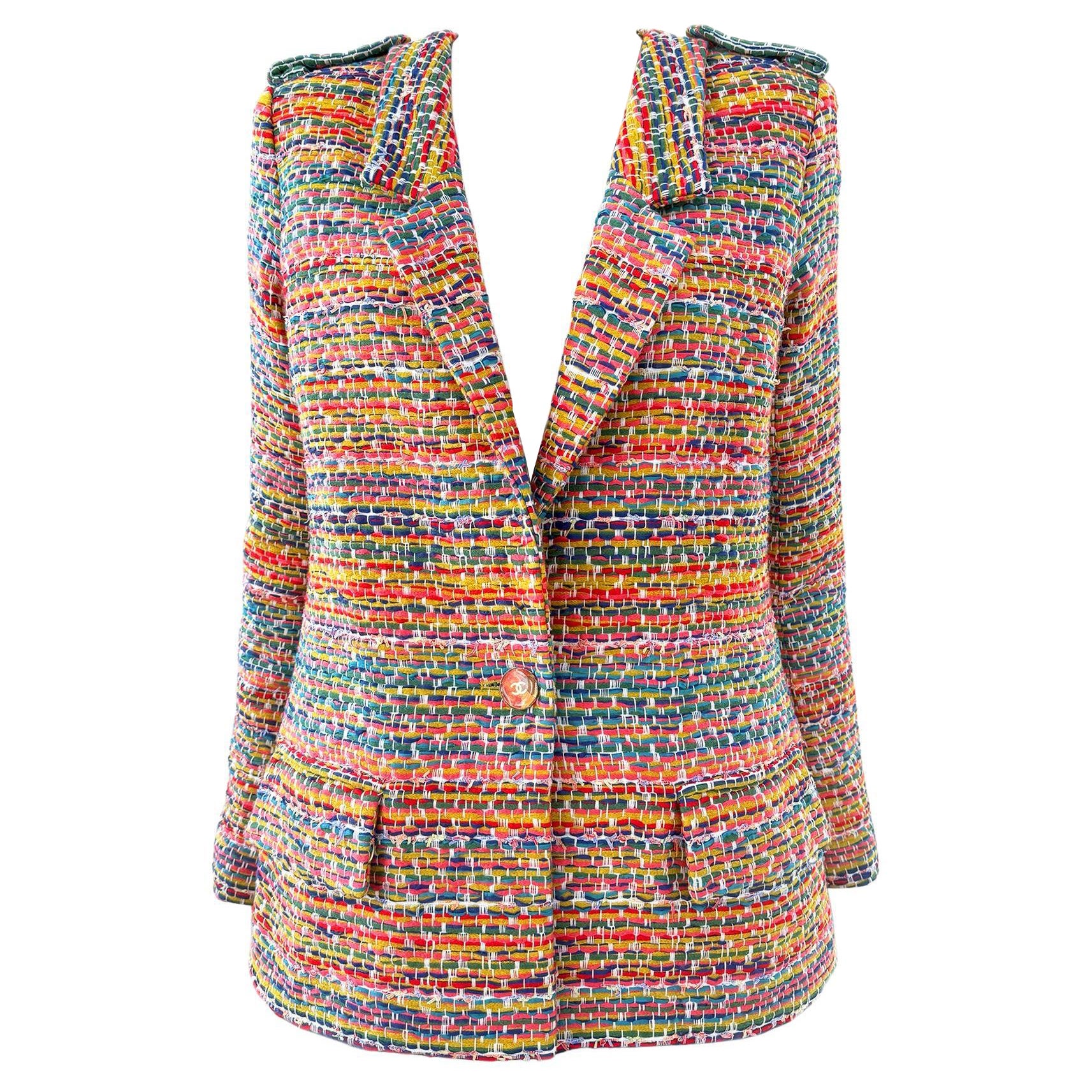 Chanel Neue Paris / Seoul Lesage Tweed-Jacke 36 FR im Angebot