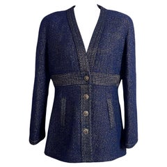 Chanel New Paris / EGYPT Gripoix Buttons Tweed Jacket 36 FR