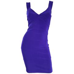 NWT Vintage Tadashi Shoji 1990s Purple I Magnin Sexy Bodycon Bandage 90s Dress 4