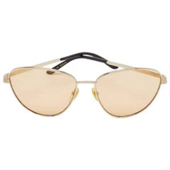 Gucci Yellow/Gold Tone GG0803S Cat Eye Sunglasses