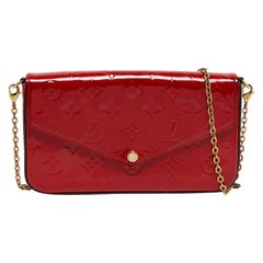 Louis Vuitton Cerise Monogram Vernis Felicie GM Pochette