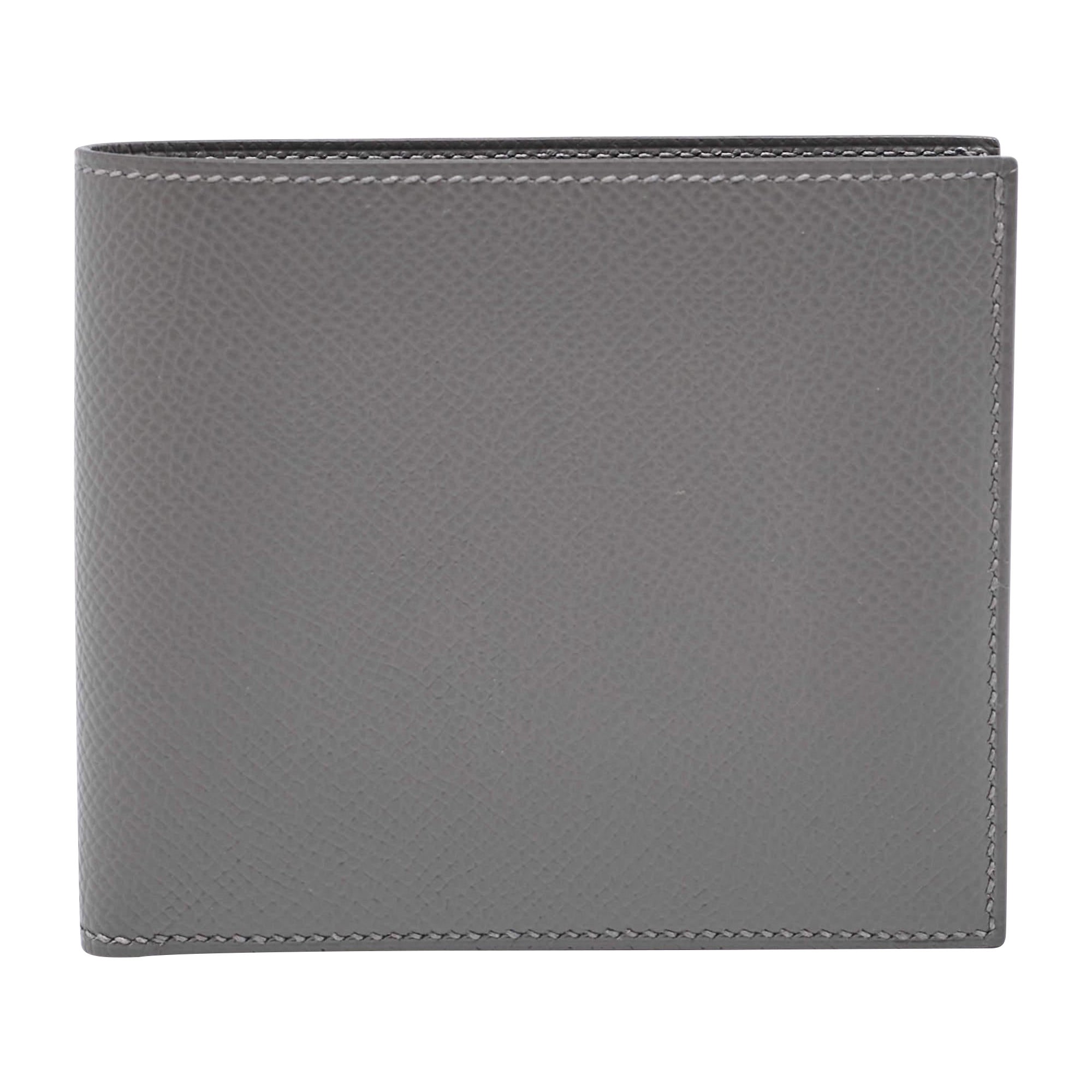 Hermes Gris Epsom Leather MC&sup2; Copernic Wallet For Sale