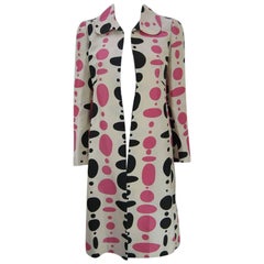 Marni Polka Dot Cotton and Silk Coat