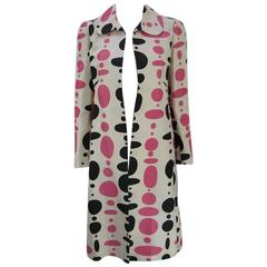 Marni Polka Dot Cotton and Silk Coat 11