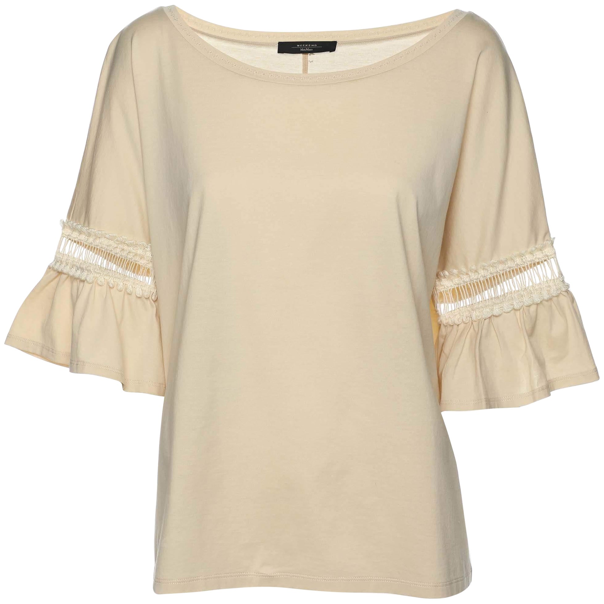 Top in cotone crema Max Mara L.L.A.