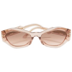 Dior Brown Gradient DiorSignature B1U Butterfly Sunglasses