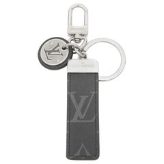 Louis Vuitton  Neo LV Monogram Eclipse Canvas Silver Tone Club Key Ring
