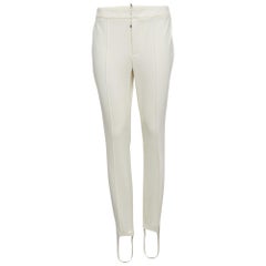Moncler Grenoble Weiß Technical Jersey Steigbügel-Rockhose M