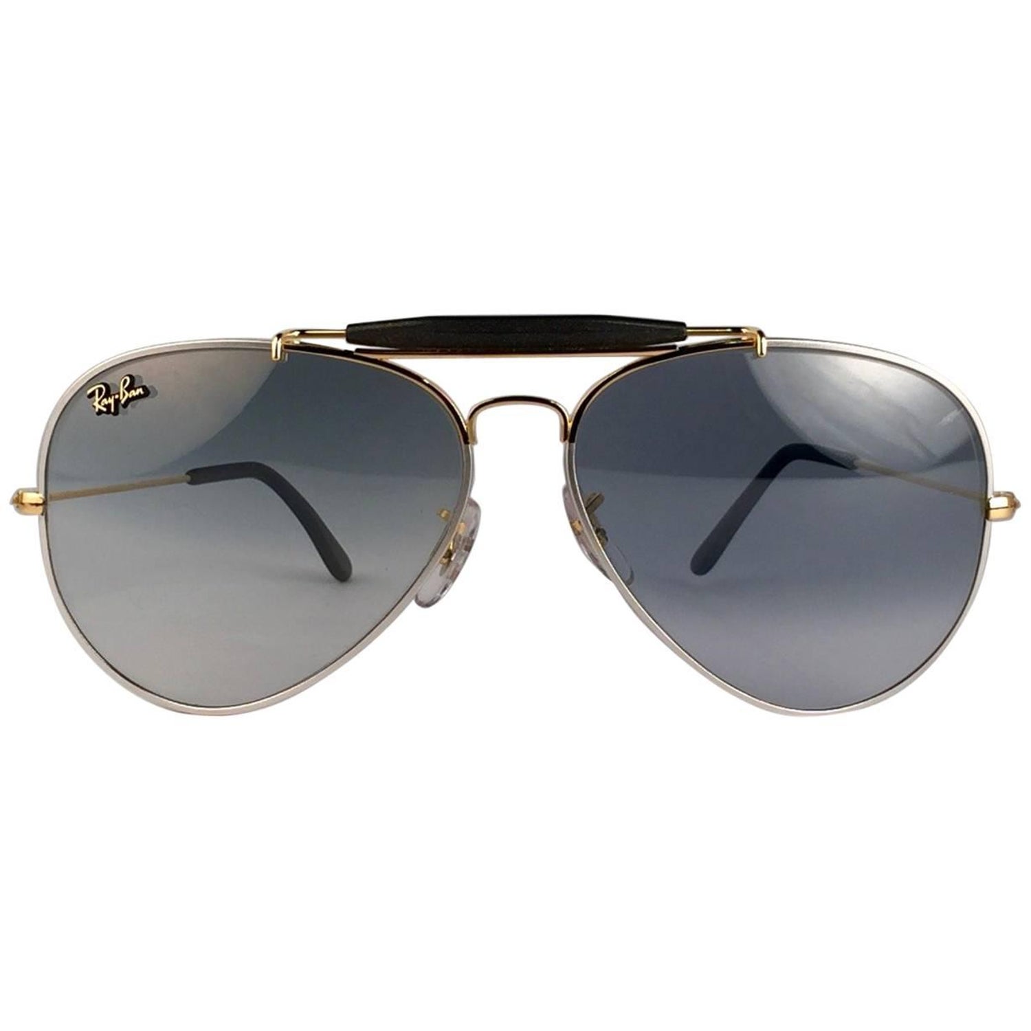 New Ray Ban Precious Metals 24k Gold/Platinum B&L Outdoorsman 58' USA  Sunglasses at 1stDibs | ray ban platinum, ray ban platinum sunglasses, ray- ban aviator 24k gold