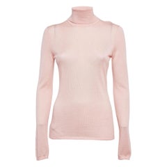 Gabriela Hearst Rollkragenpullover aus Kaschmirmischung in Rosa mit rosa Strick M