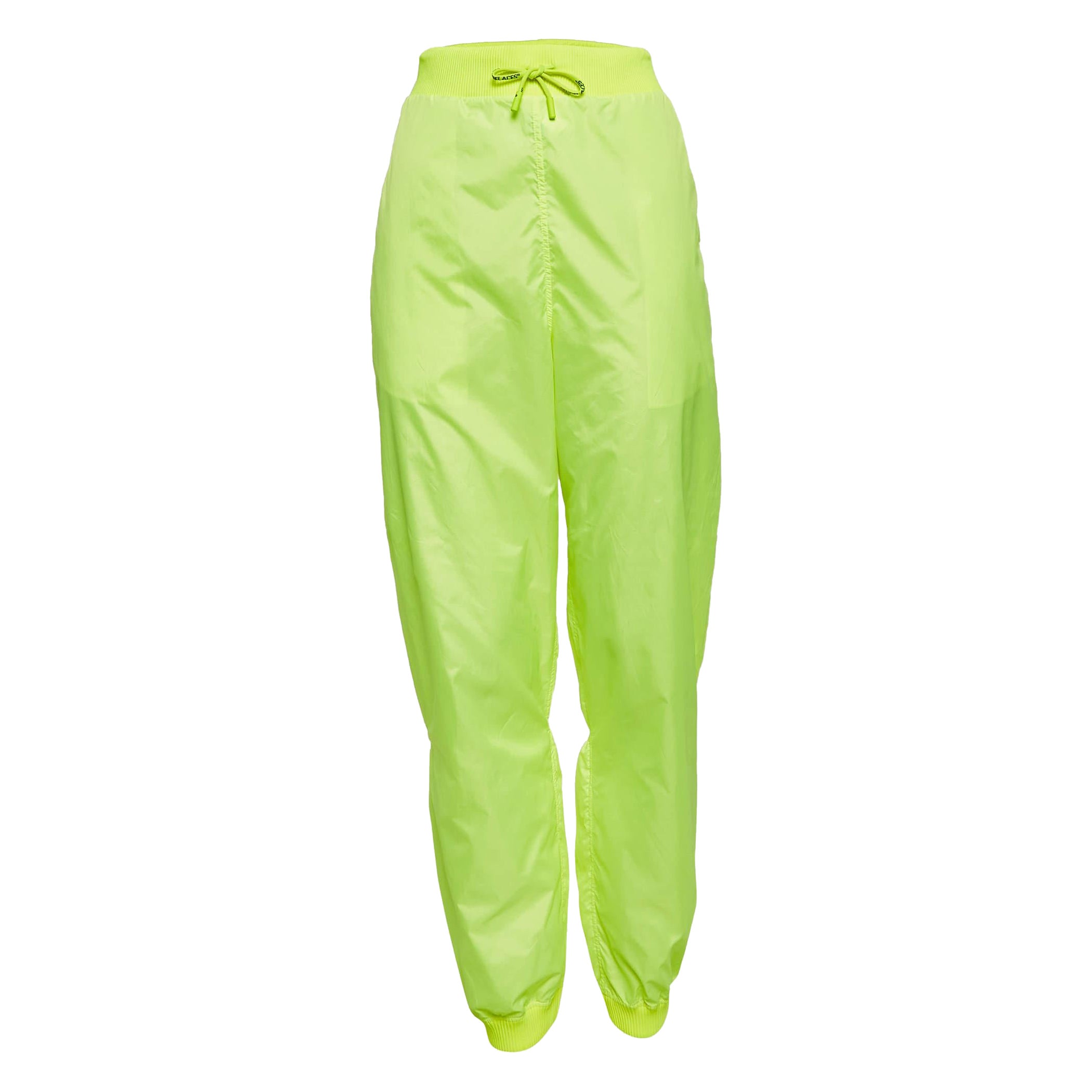 Off-White Joggers en synthétique vert fluo M.