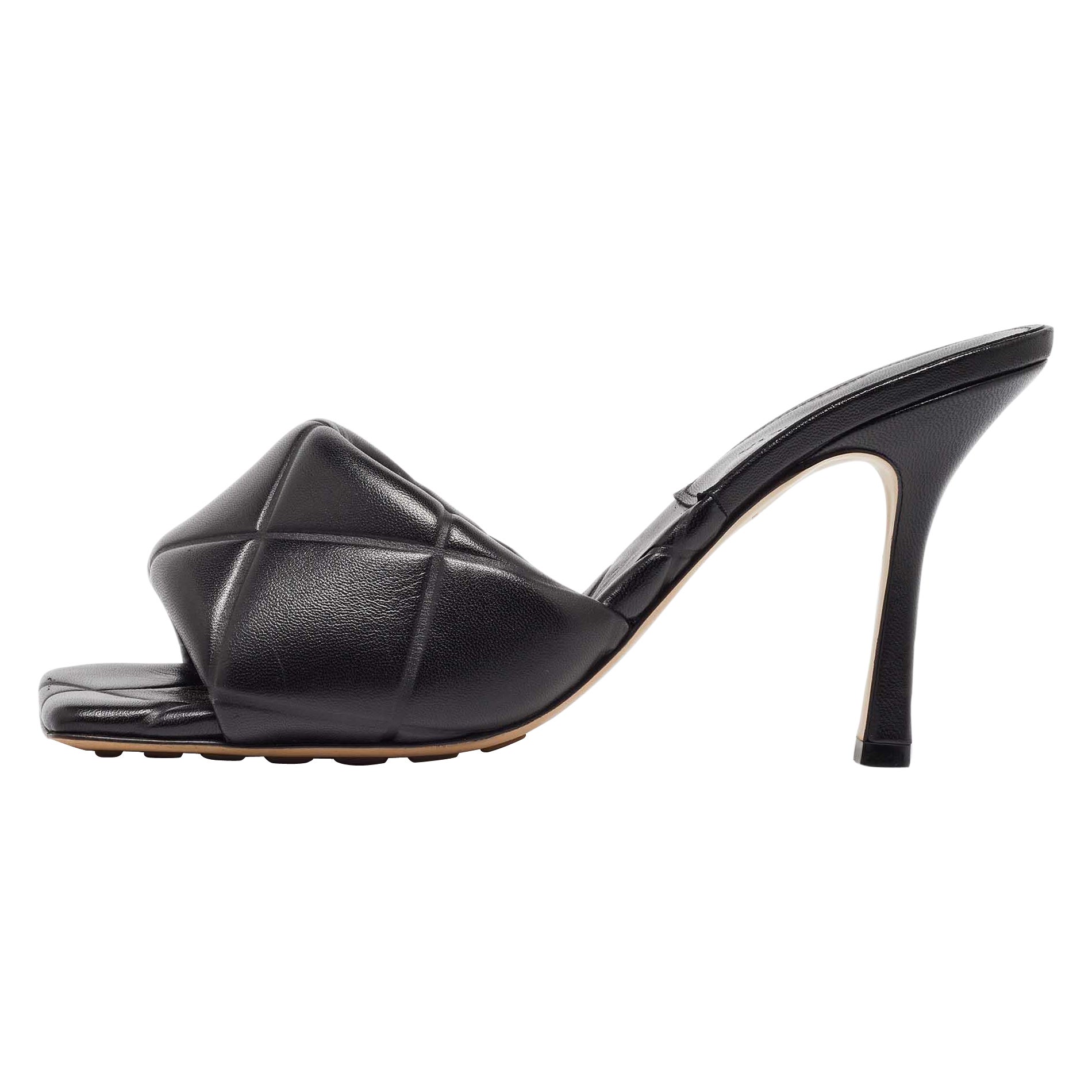 Bottega Veneta Sandali Lido in pelle nera taglia 40