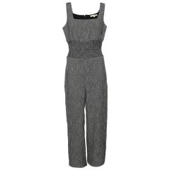 Mono sin mangas Maje Negro/Blanco Tweed XXS